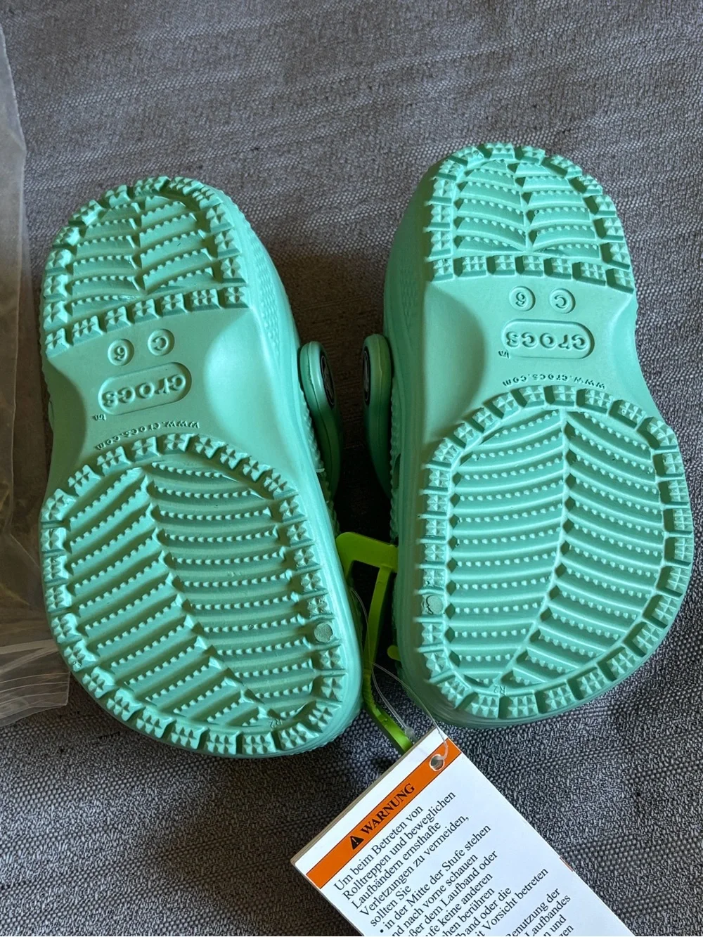 CROCS Kids Classic Clog in Mint